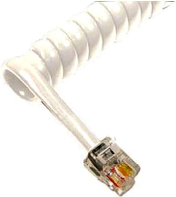 GCHA444006FWH / 6 Handset Cord  White