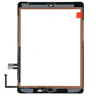 Touch Screen Digitizer + Home Button Replacement For Ipad 6 (2018) A1893 A1954 (Black)