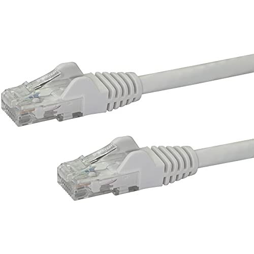 Startech.Com 50Ft Cat6 Cable   White Cat6 Ethernet Cable   Gigabit Ethernet Wire   650Mhz 100W Poe Rj45 Utp Cat 6 Network/Patch 