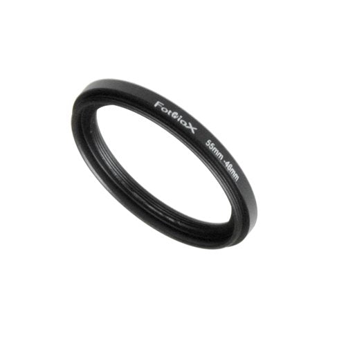 Fotodiox Metal Step Down Ring, Anodized Black Metal 55Mm-46Mm, 55-46 Mm