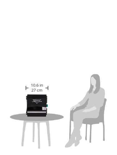 Lanzar 2 Channel High Power Mosfet Amplifier   Slim 1000 Watt Bridgeable Mono Stereo 2 Channel Car Audio Amplifier Crossover Fre