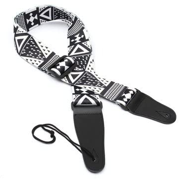 3NH Terylene Guitar Strap Belt For Electric Acoustic Guitar Bass Black&White| 1099
