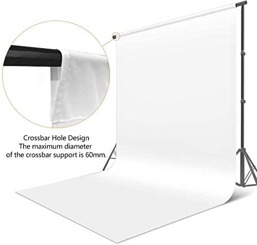 Hemmotop White Backdrop Background 10X12 Ft White Backdrop Screen For Photography, Seamless White Photography Backdrop Backgroun