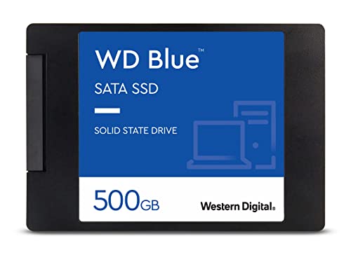 Western Digital 500Gb Wd Blue 3D Nand Internal Pc Ssd   Sata Iii 6 Gb/S, 2.5''/7Mm, Up To 560 Mb/S   Wds500G2B0A