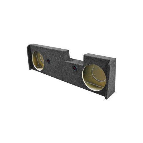 Q Power Gmc12 2014 4Door Dual 12 Inch Custom Fit Speaker Box For Gm/Chevy Crew Cab 4 Door Trucks 2014