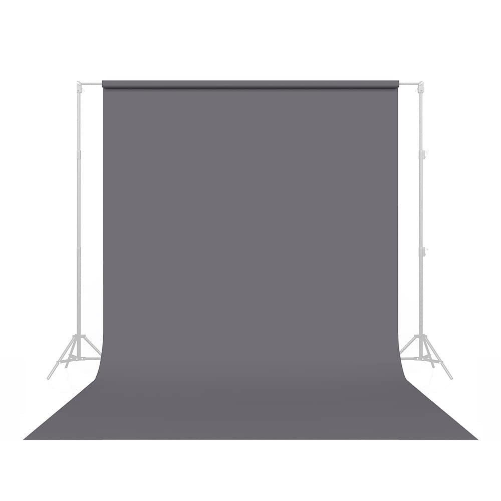 Savage Seamless Paper Photography Backdrop   Color #74 Smoke Gray, Size 107 Inches Wide X 36 Feet Long, Backdrop For Youtube Videos, Streaming, Interviews And Portraits   Made In Usa
