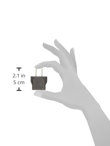 Ckitze European To American Usa Outlet Plug Adapter Socket (Black)