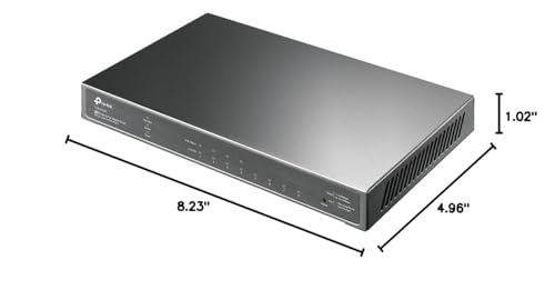 Tp Link Tl Sg2008P  Jetstream 8 Port Gigabit Smart Managed Poe Switch  4 Poe+ Port @62W  Omada Sdn Integrated  Poe Recovery  Ipv