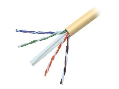 Belkin A7L704 1000Yl P Solid Bulk Cable Plenum (Yellow)