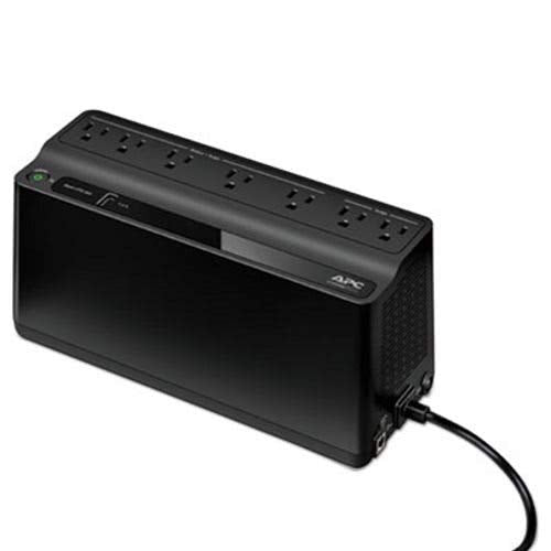 Apc Smart Ups 600 Va Battery Backup System, 7 Outlets, 490 J (Apwbe600M1)
