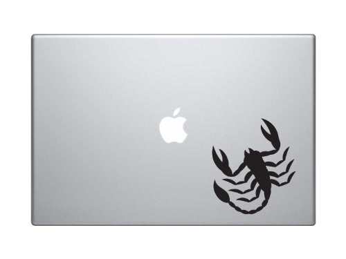 Scorpio Zodiac Sign Scorpion Scorpius Pluto Horoscope   5 Inch Black Vinyl Decal Sticker For Cars, Laptops, And Windows   Durabl