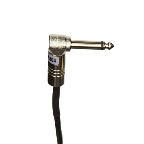 Shure Wa304 2' Instrument Cable, 4 Pin Mini Connector (Ta4F) With Right Angle 1/4'' Connector