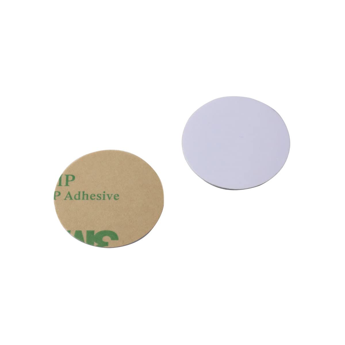 Etekjoy 10 Pcs Writable 125Khz Rfid Sticker Coin Adhesive Back T5577 Proximity Id Card Token Key Tag Rewritable Dia 25Mm