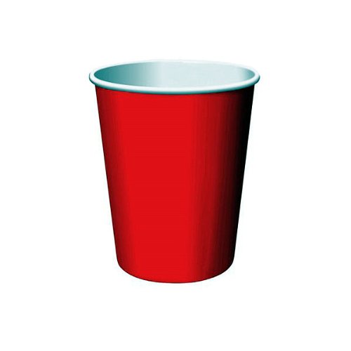 9CUP 12/8CT CLASSIC RED
