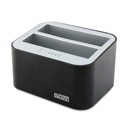 Dyconn Dubbler Dock (Dubdb) Superspeed Usb 3.0 To Dual 2.5/3.5 In Sata Hard Drive Docking Station   Stand Alone Hard Drive Dupli