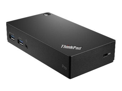 Lenovo ThinkPad USB 3.0 Pro Dock-USA (MFG P/N; 40A70045US) 45W Ac Adapter With 2 Pin Power Cord Included Item Does Not Charge Th