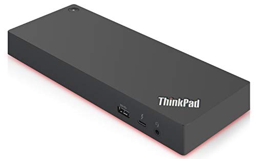 Lenovo Usa Thinkpad Thunderbolt 3 Dock Gen 2 135W (40An0135Us) Dual Uhd 4K Display Capability, 2 Hdmi, 2 Dp, Usb C, Usb 3.1, Bla