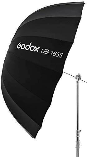 Godox Ub 165S 65 Inch 165Cm Parabolic Inner Silver Reflec Umbrella Studio Light Umbrella With Diffuser Cover Cloth