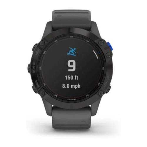 Garmin 010-02410-10 Fenix 6 Pro Solar, Multisport Gps Watch With Solar Charging Capabilities, Advanced Training Features And Dat