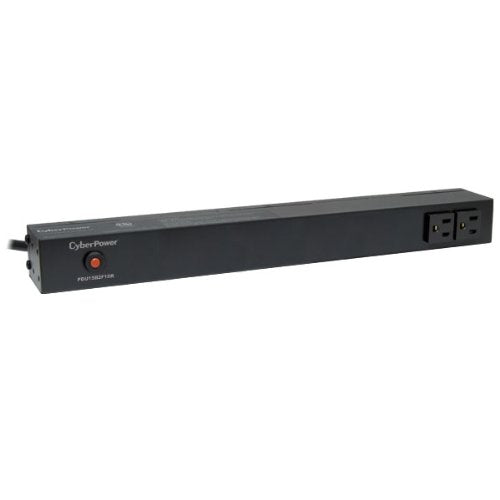 Cyberpower Pdu15B2F10R Basic Pdu, 100 125V/15A, 12 Outlets, 1U Rackmount