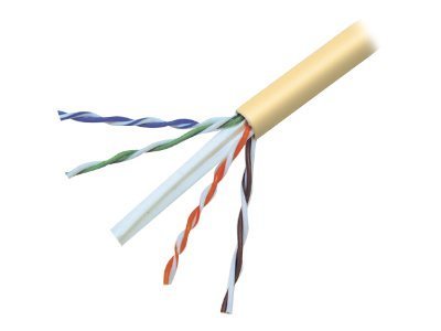 Belkin A7L704 1000Yl P Solid Bulk Cable Plenum (Yellow)