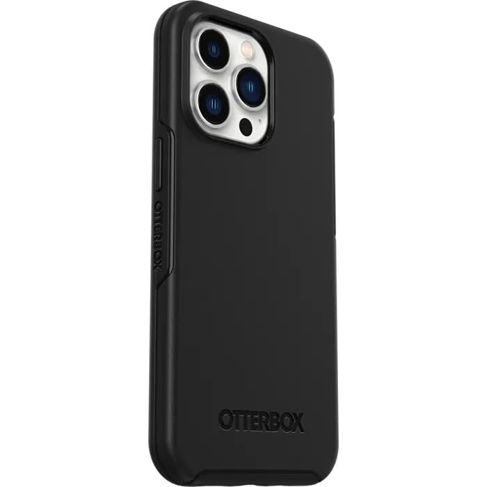 Otterbox Iphone 13 Pro (Only) Symmetry Series Case   Black, Ultra Sleek, Wireless Charging Compatible, Raised Edges Protect Came