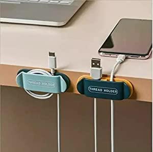 See More Plug Wire Holder NonMarking Hook Cable Retainer,Cable Clips For Plug Retainers Wire Storage Artifact, HoleFree Clamp