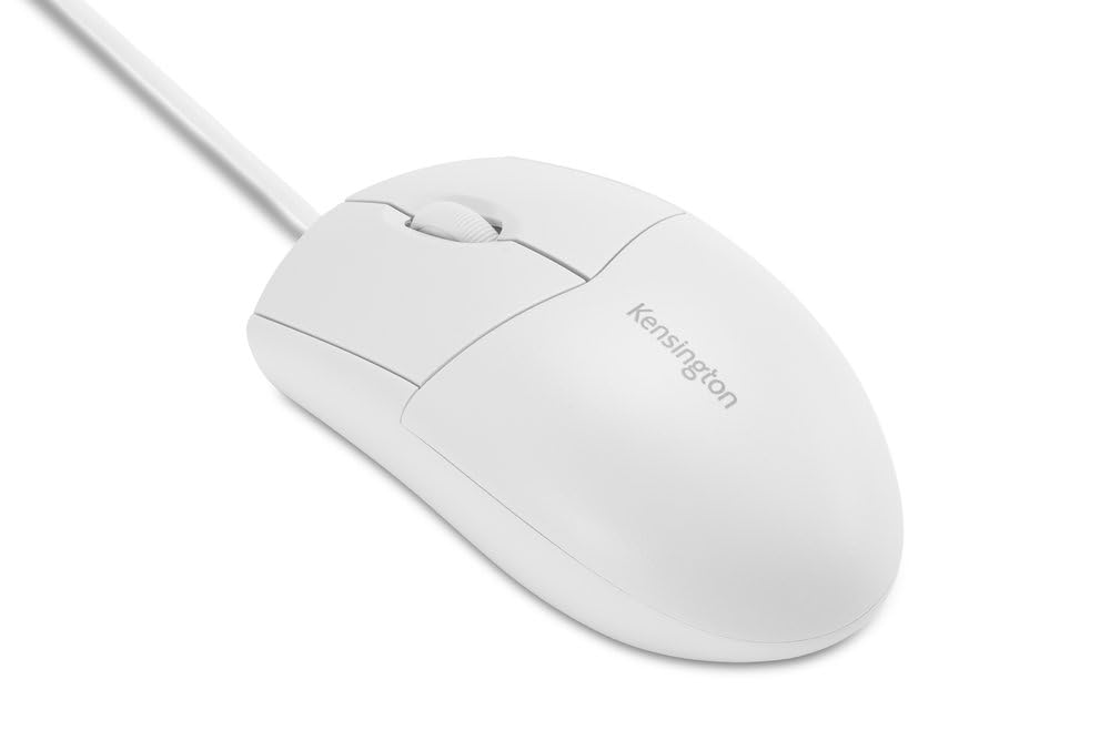 F,Wired Washable Mouse White,Un