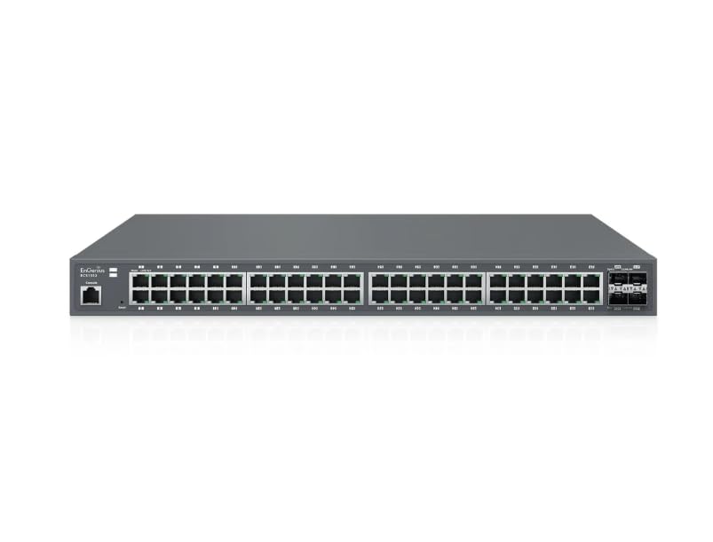EnGenius Cloud (ECS1552)| 48-Port Gigabit Switch |4 SFP+ Ports