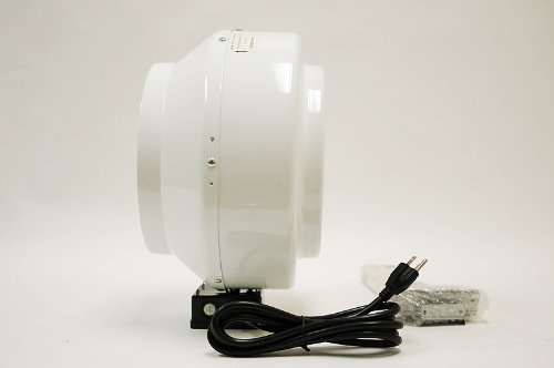 10 '' High Output 760 Cfm In Line Duct Exhaust Fan For Air Scrubber Filter
