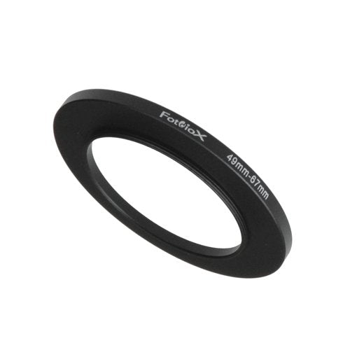 Fotodiox Metal Step Up Ring, Anodized Black Metal 49Mm-67Mm, 49-67 Mm
