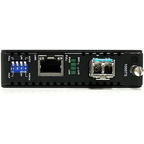 Startech.Com Multimode (Mm) Lc Fiber Media Converter For 1Gbe Network   550M Range   Gigabit Ethernet   850Nm   With Sfp Transce