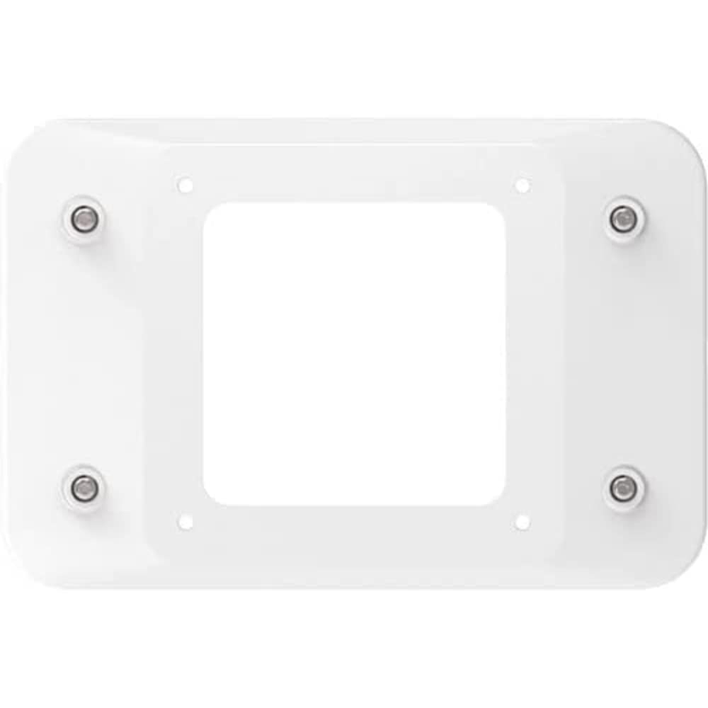 Universal Invisible Mount Plate White