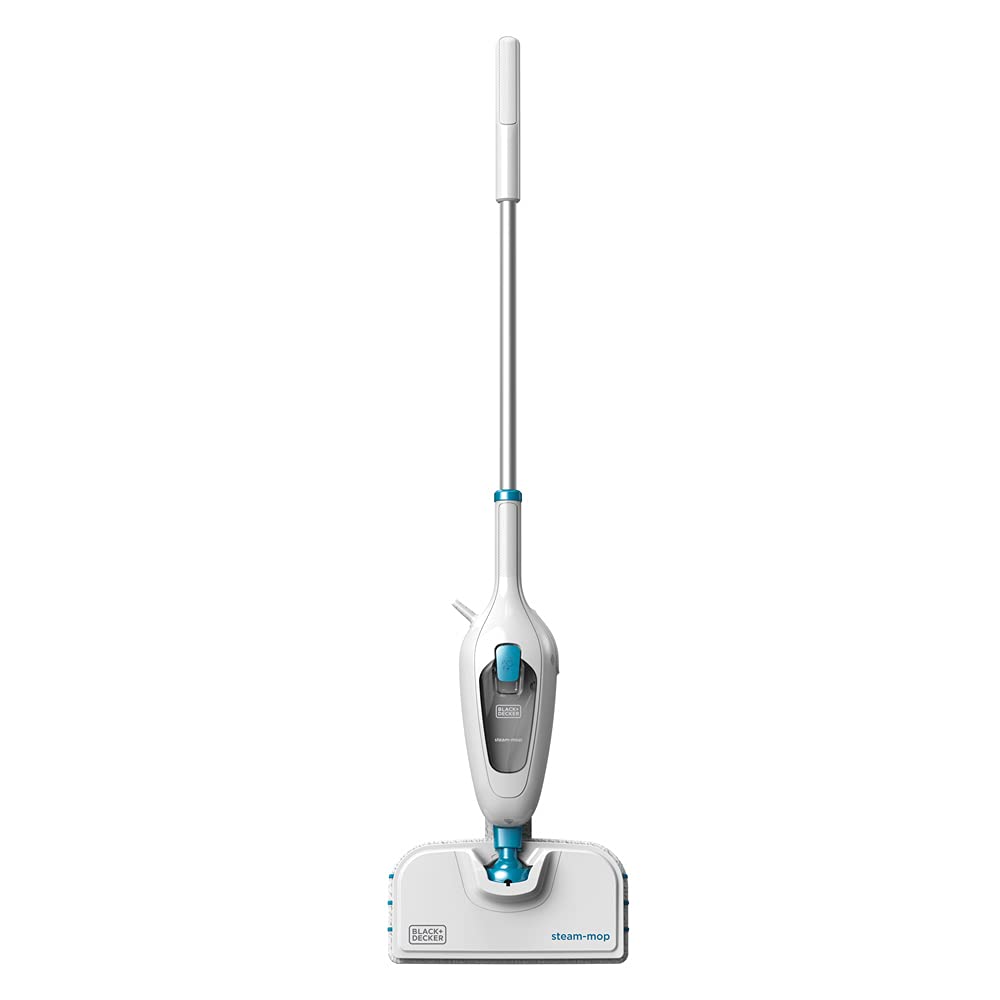Black+Decker Steam Mop, White (Hsm13E1)