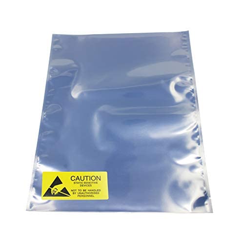 Sky50 Pc Anti Static Bags,Esd Bags, Antistatic For Hard Drive Solid State Drive,With Labels, Esd Shielding Bags For Varieties O