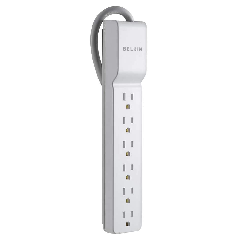 Belkin Be106000 2.5 6 Outlet Home/Office Surge Protector (2.5Ft Cord)