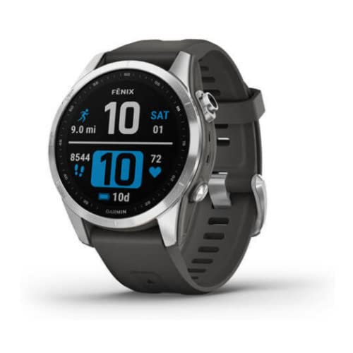 Garmin Fenix 7S, Smaller Sized Adventure Smartwatch, Rugged Outdoor Watch With Gps, Touchscreen, Health And Wellness Features, S
