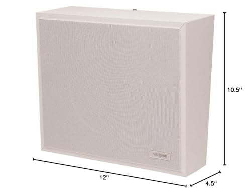 Valcom V 1061 Wh Talkback Wall Speaker   White (Vc V 1061 Wh)