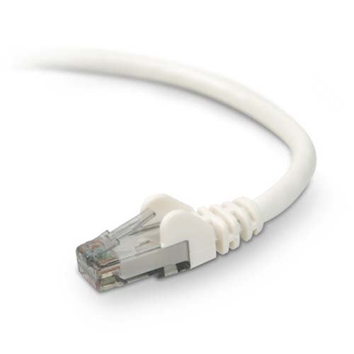 4Ft Cat6 White Snagless Patch Cable Rj45 Mm