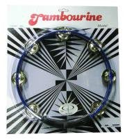 GP Percussion Professional 10 Double Row Black Tambourine