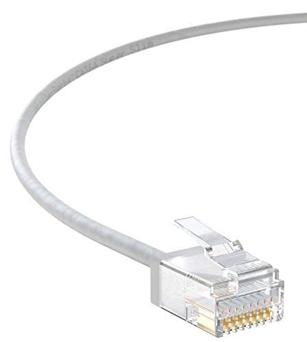 Installerparts Ethernet Cable Cat6A Super Slim Cable Utp 2 Ft (10 Pack)   Gray   Professional Series   10Gigabit/Sec Network/Hig