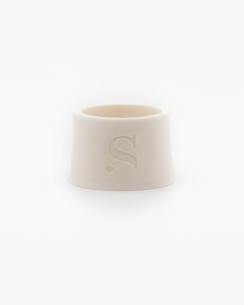Syos Tenor Saxophone Ligature Arctic White, Great Fit For Syos Mouthpieces And Compatible With Tenor Sax Rubber Mouthpieces