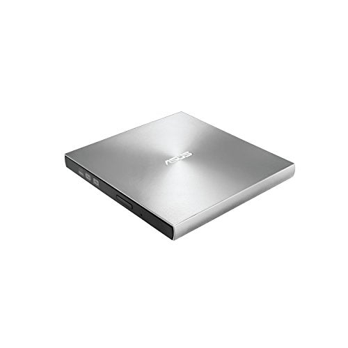 Asus Zendrive Silver 13Mm External 8X Dvd/ Burner Drive +/ Rw With M Disc Support, Compatible With Both Mac & Windows And Nero B
