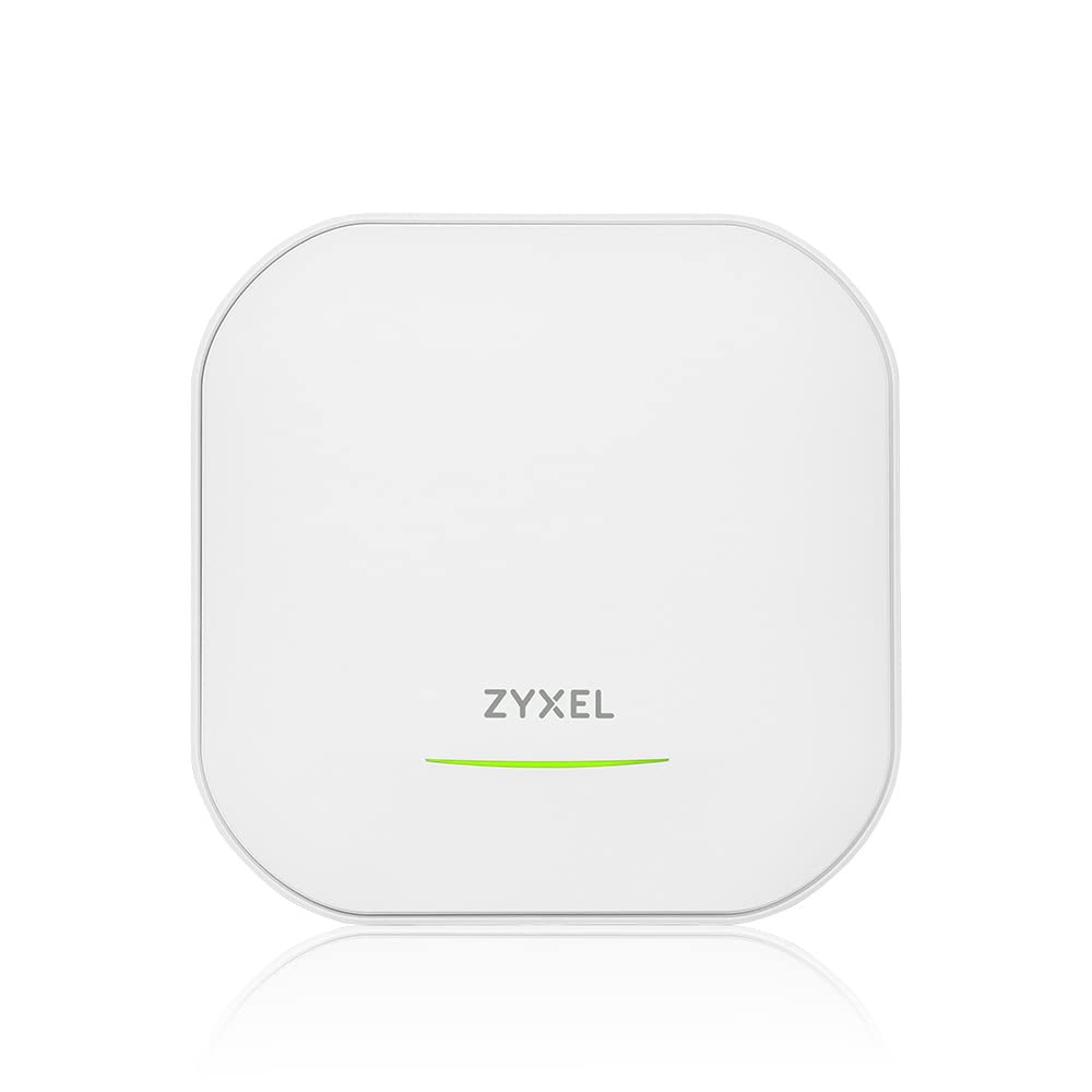 Zyxel WiFi 6E AXE5400 2.5G Multi-Gigabit Business AP | Bandflex 2.4Ghz and 5Ghz or 6Ghz Operation | 1 GbE Passthru| Mesh, Seamle