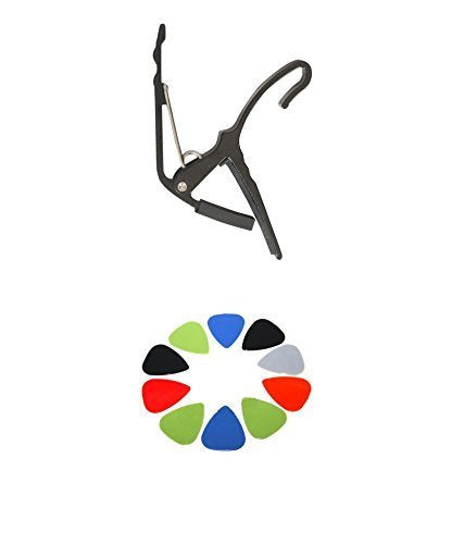 Penny Creek Guitar Capo With 10 Picks Free