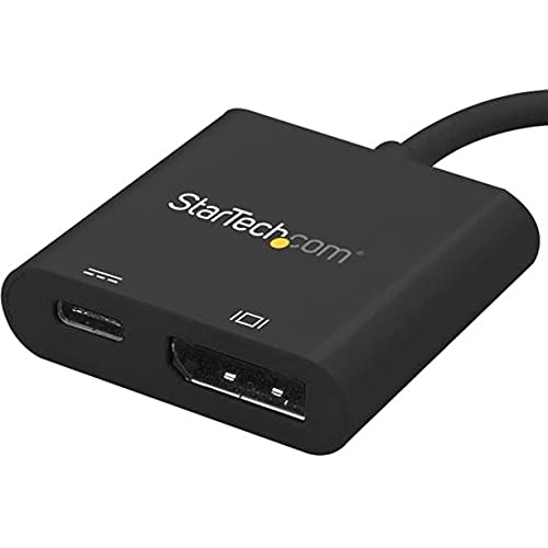 Startech.Com Usb C To Displayport Adapter With Power Delivery - 4K 60Hz Hbr2 - Usb Type-C To Dp 1.2 Monitor Video Converter W/ C