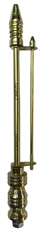 Carizo Car Front Bonnet Flag Rod With Golden Solid Brass Finish Compatible With Audi R8