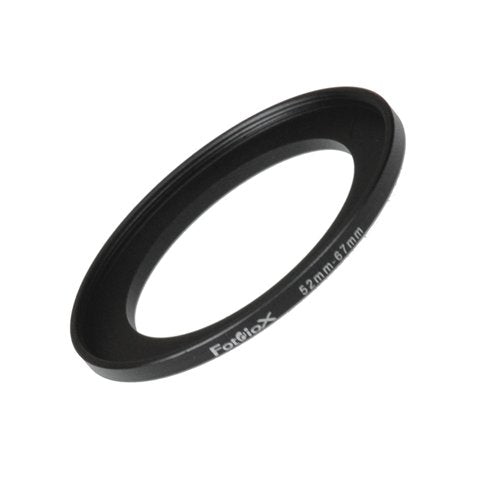 Fotodiox Metal Step Up Ring, Anodized Black Metal 52Mm-67Mm, 52-67 Mm