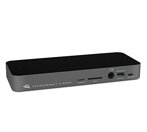 Owc 14 Port Thunderbolt 3 Dock With Cable, Compatible With Windows Pc And Mac, Space Gray, (Owctb3Dk14Psg)