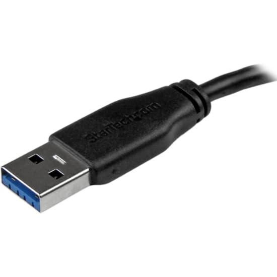 Startech.Com 0.5M 20In Slim Usb 3.0 A To Micro B Cable M/M   Mobile Charge Sync Usb 3.0 Micro B Cable For Smartphones And Tablet